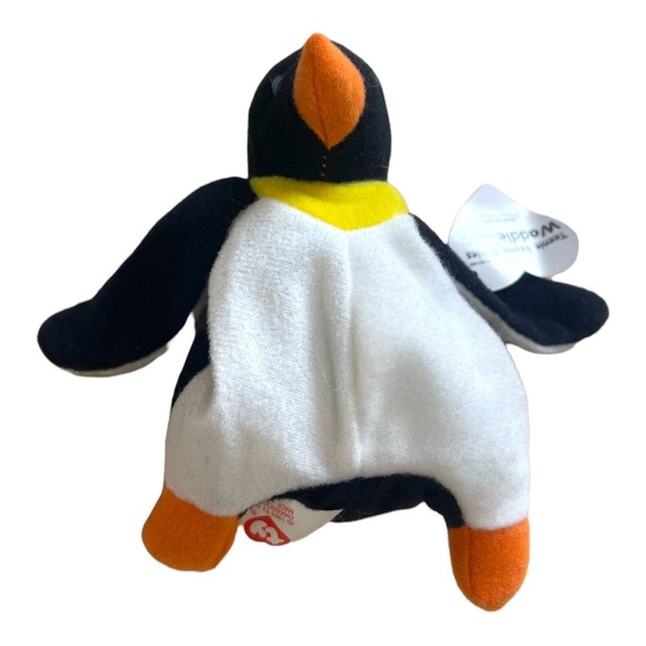 6 McDonalds TY Teenie Beanie Babies 1993 Waddle Goldie Happy Nook Bones Scoop - Picture 4 of 7